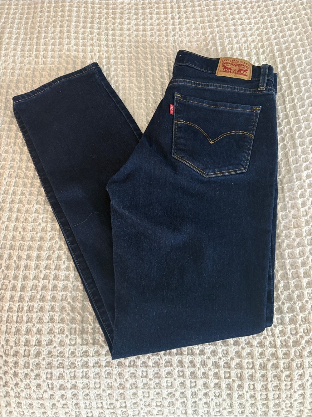 Levi's Dark Blue Straight-Leg Men's Jeans